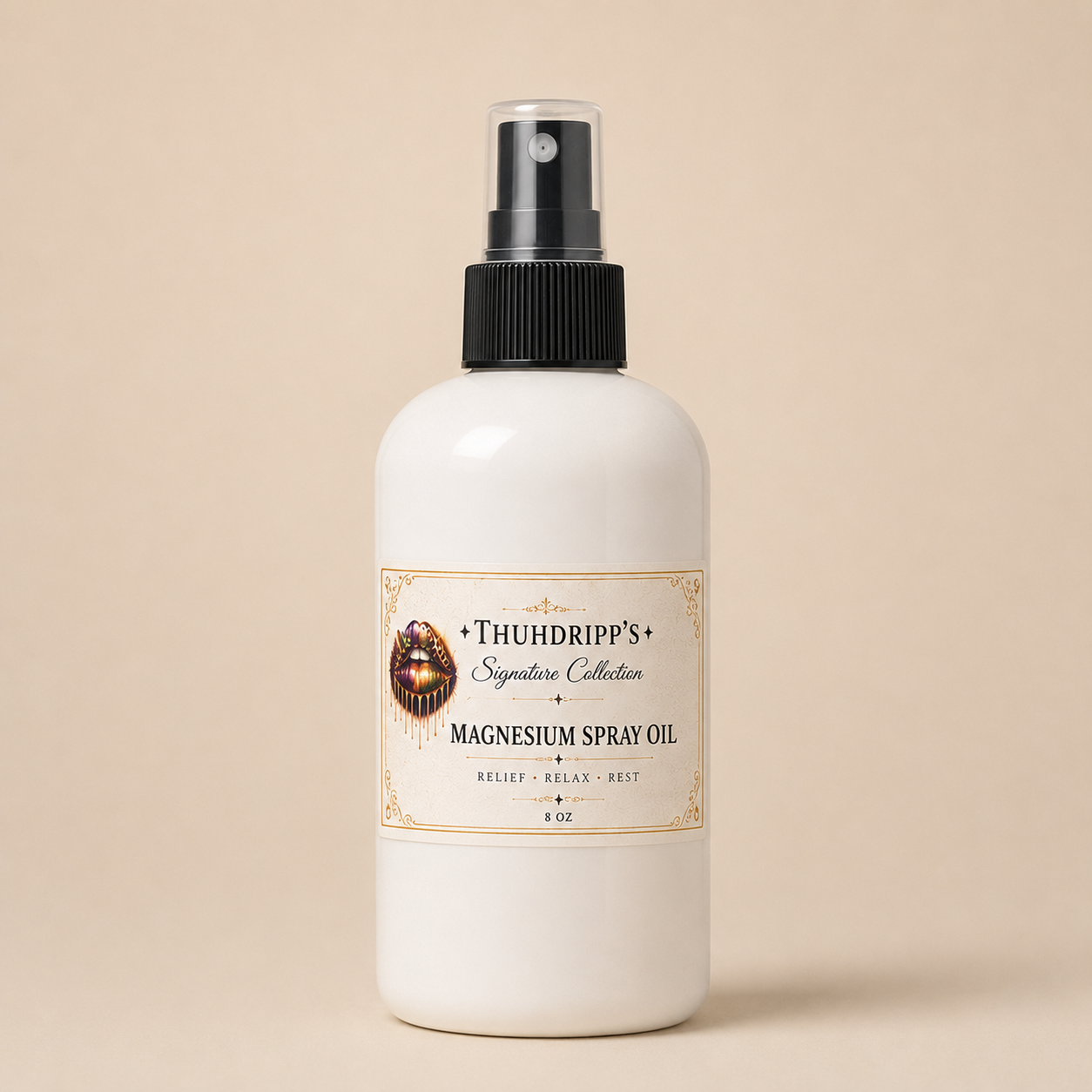 ThuhDripp'S Signature Collection Magnesium Oil Spray 8oz.(RELIEF RELAX REST)