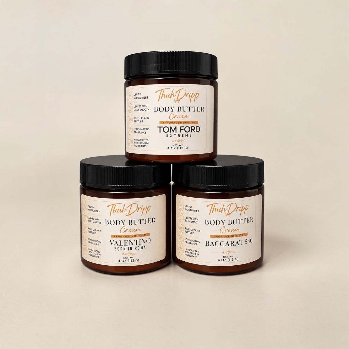 Men’s Ultra Moisture Cruelty Free Body Butter 4oz – Smooth, Strong & Nourishing $12 each