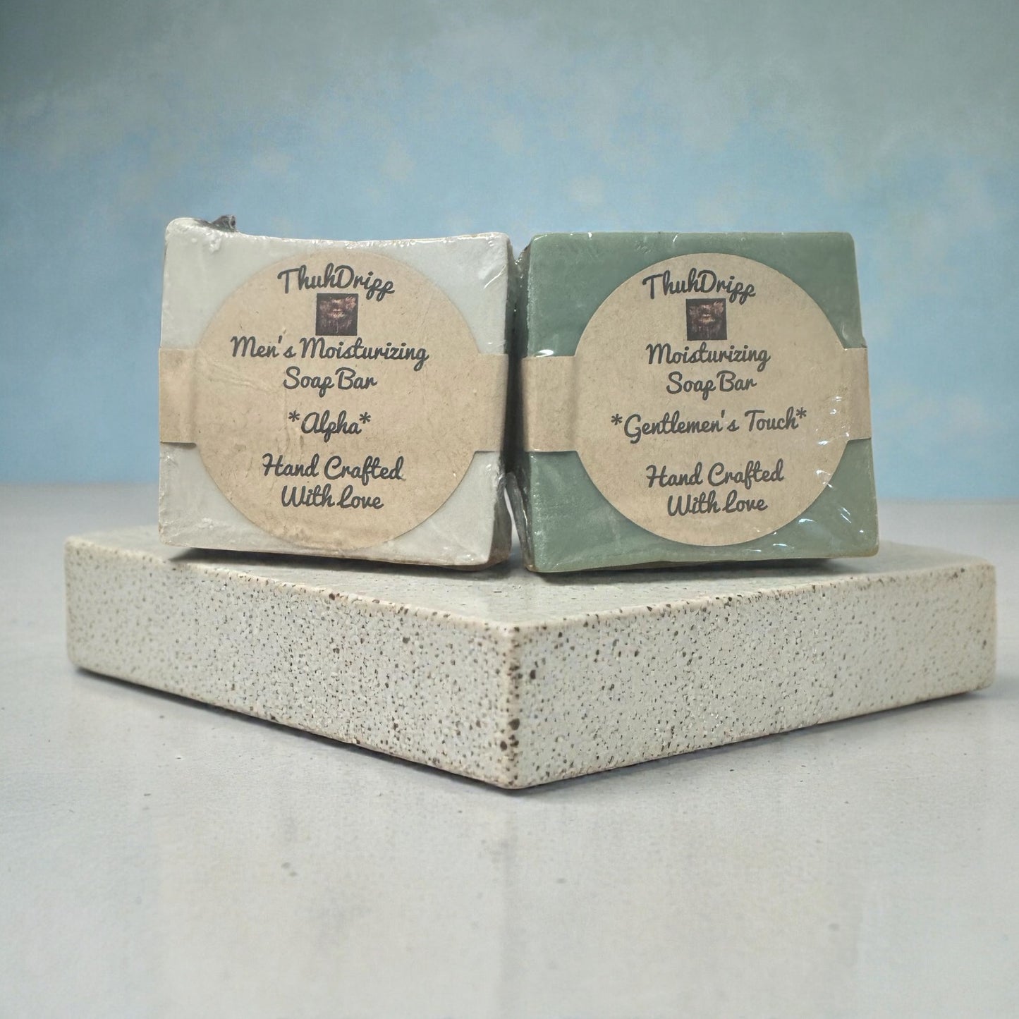 🌿 Gentlemen's Touch & Alpha Moisturizing Bar Soap – 5oz -Vegan