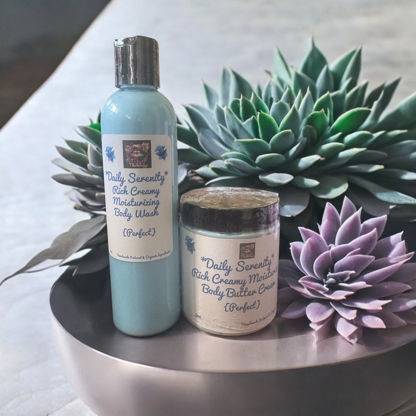 *Daily Serenity* *Perfect* Body Butter Cream, Body Wash,Bundle Pack ( (Handcrafted just for you) Women's