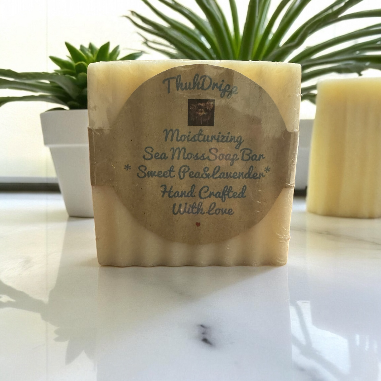 Sea Moss Sweet Pea & Lavender Soap Bar – 5.5 oz