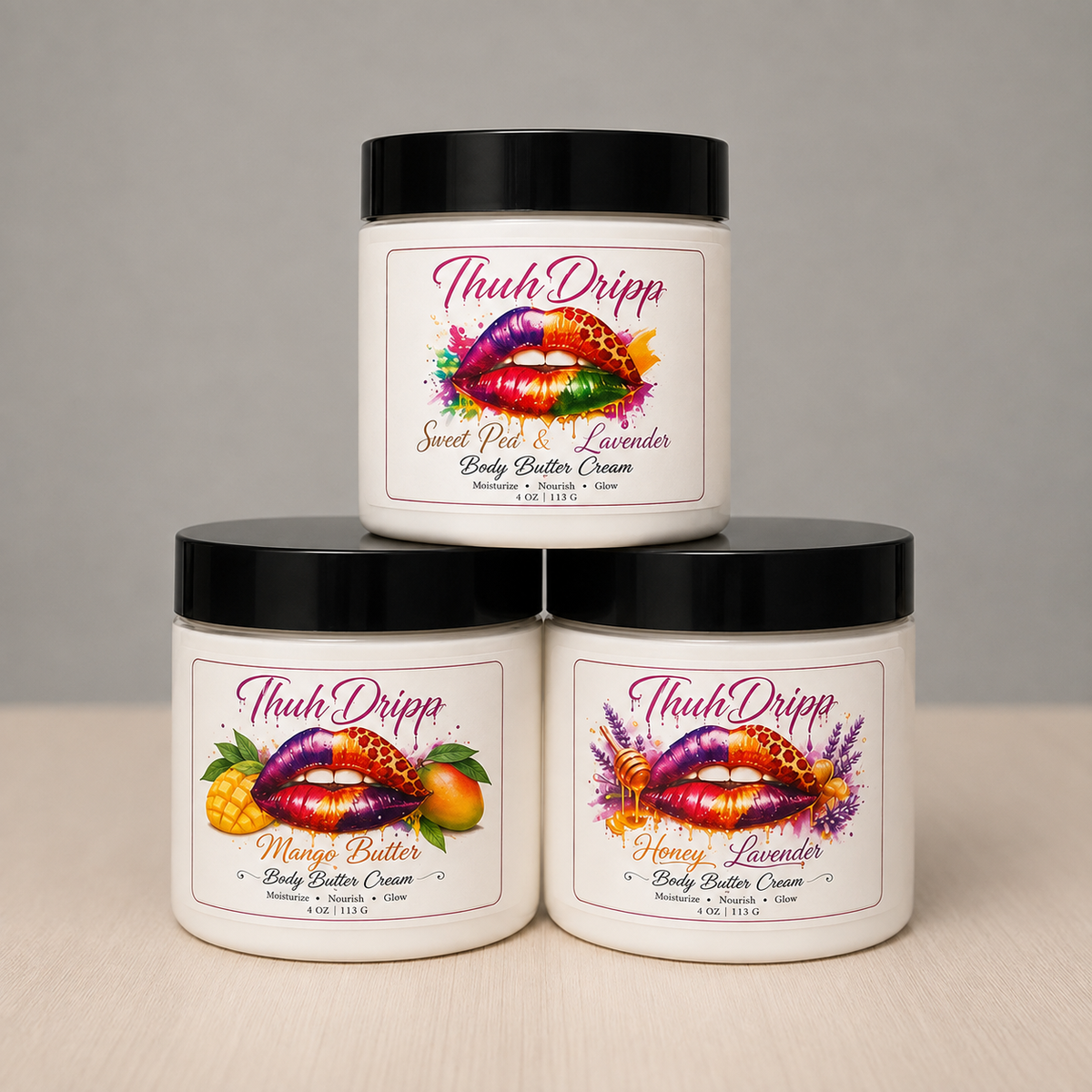 Women’s Body Butter Cream 4oz –  Cruelty-Free $10 each