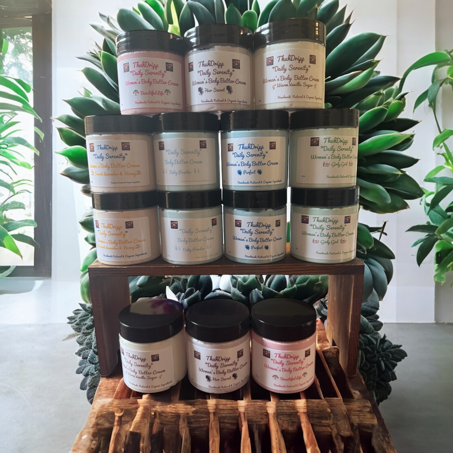 *Daily Serenity* Rich Creamy Moisturizing  Body Butter Creams  4oz. See checklist for selection