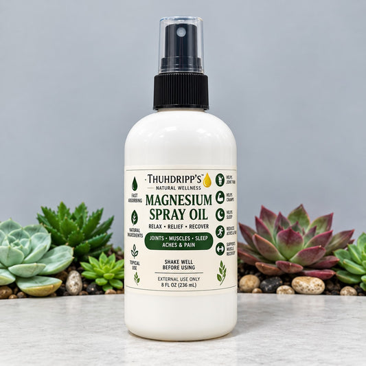 ThuhDripp'S Signature Collection Magnesium Oil Spray 8oz.(RELIEF RELAX REST)