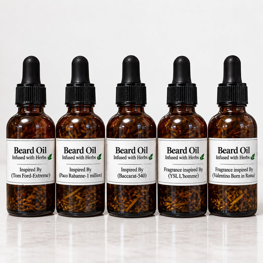 🌿 Men’s Herbal-Infused Beard Oil – 1 oz | Nourish & Style -Cruelty Free