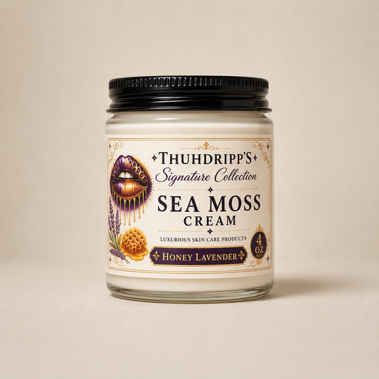 ThuhDripp'S Signature Collection Sea Moss Honey Lavender Body Butter Cream – 4 oz