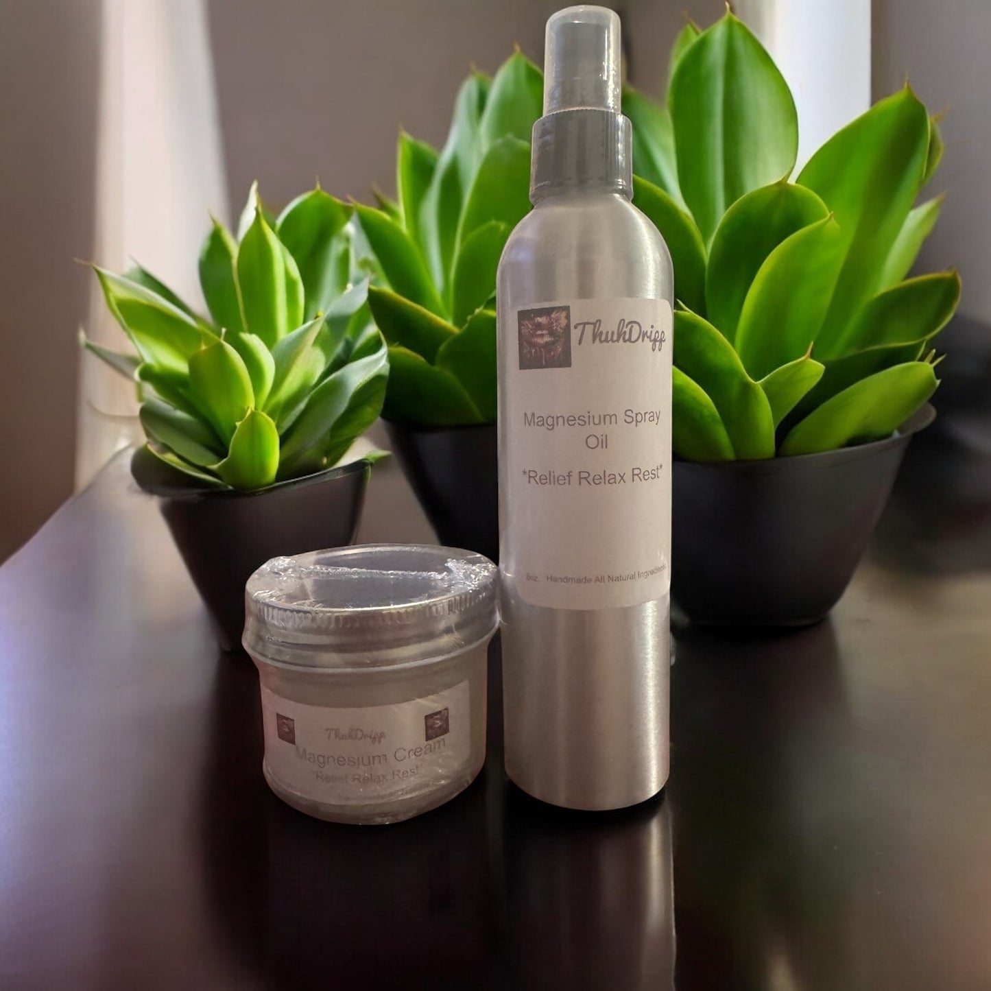 Magnesium Cream &Oil Spray Bundle