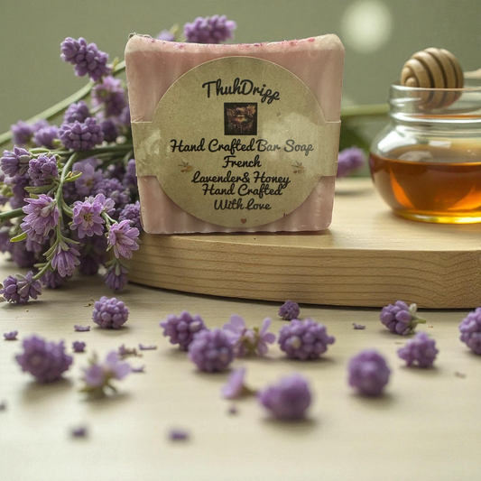 French Lavender & Honey Bar Soap – 5.5 oz | Calming & Nourishing