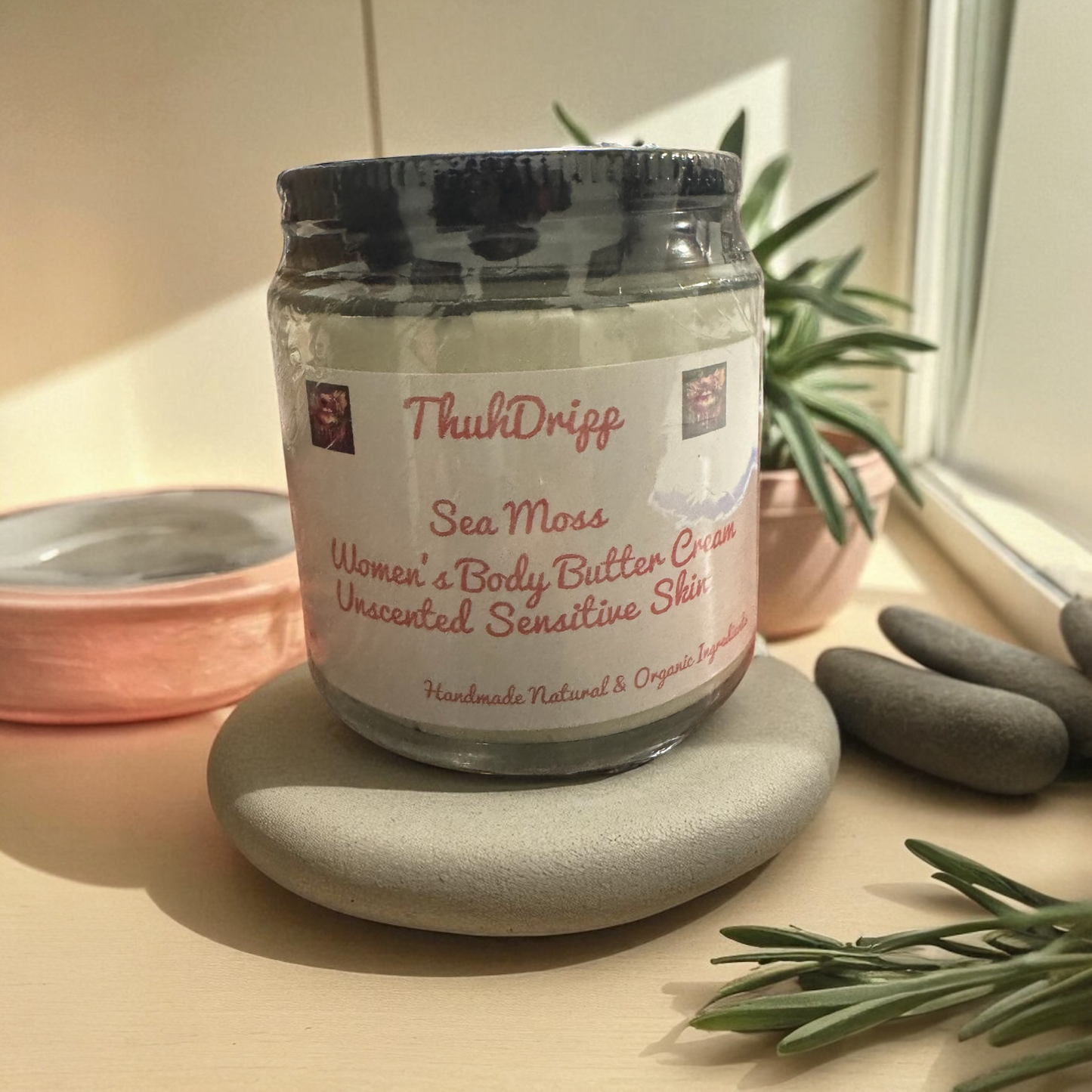 Sea Moss Unscented Body Butter Cream – 4 oz