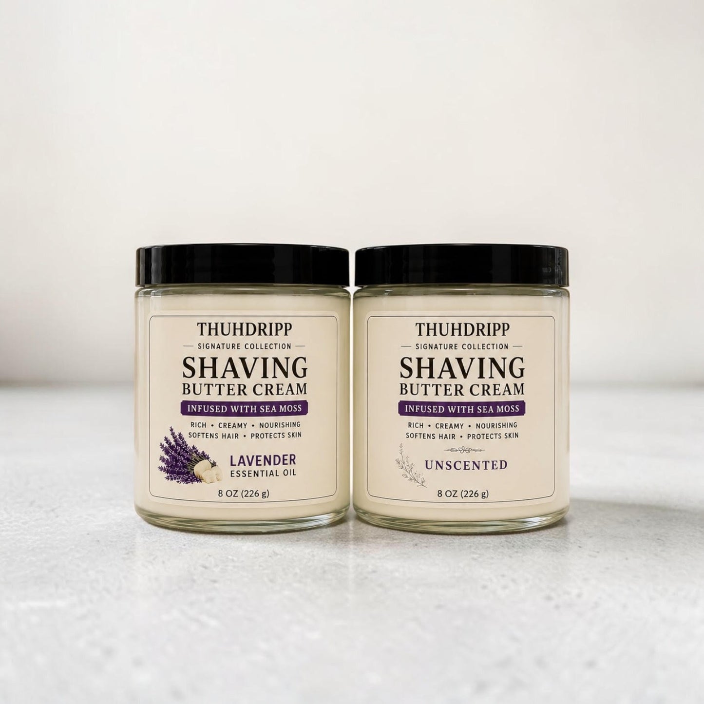 THUHDRIPP Women's Shaving Butter Cream – Sea Moss Infused (8 oz)