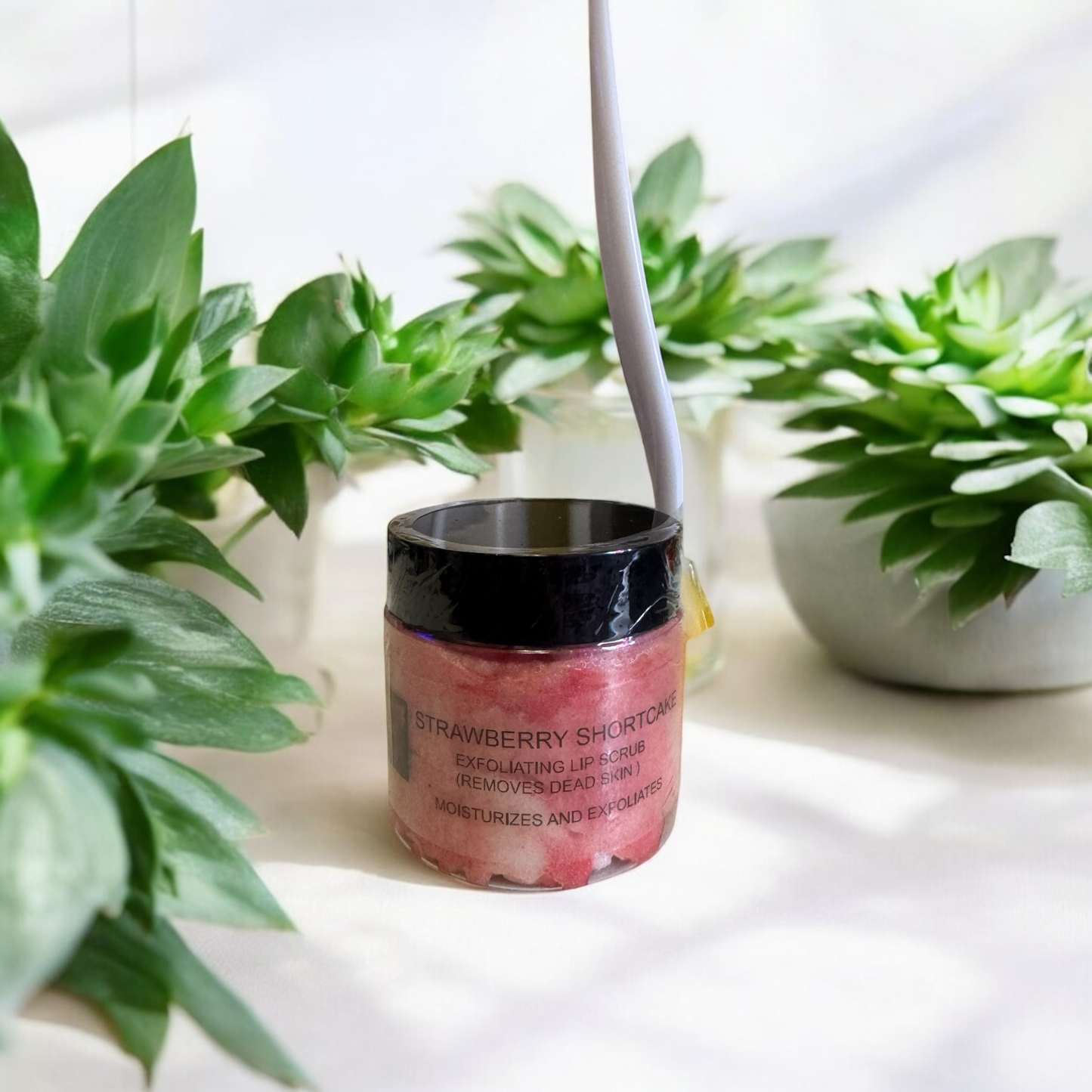 Exfoliating Lip Scrub (Strawberry Short Cake)