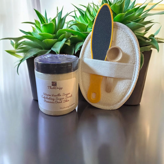 Exfoliating Sugar Scrubs (Removes Dead Skin) 8oz.
