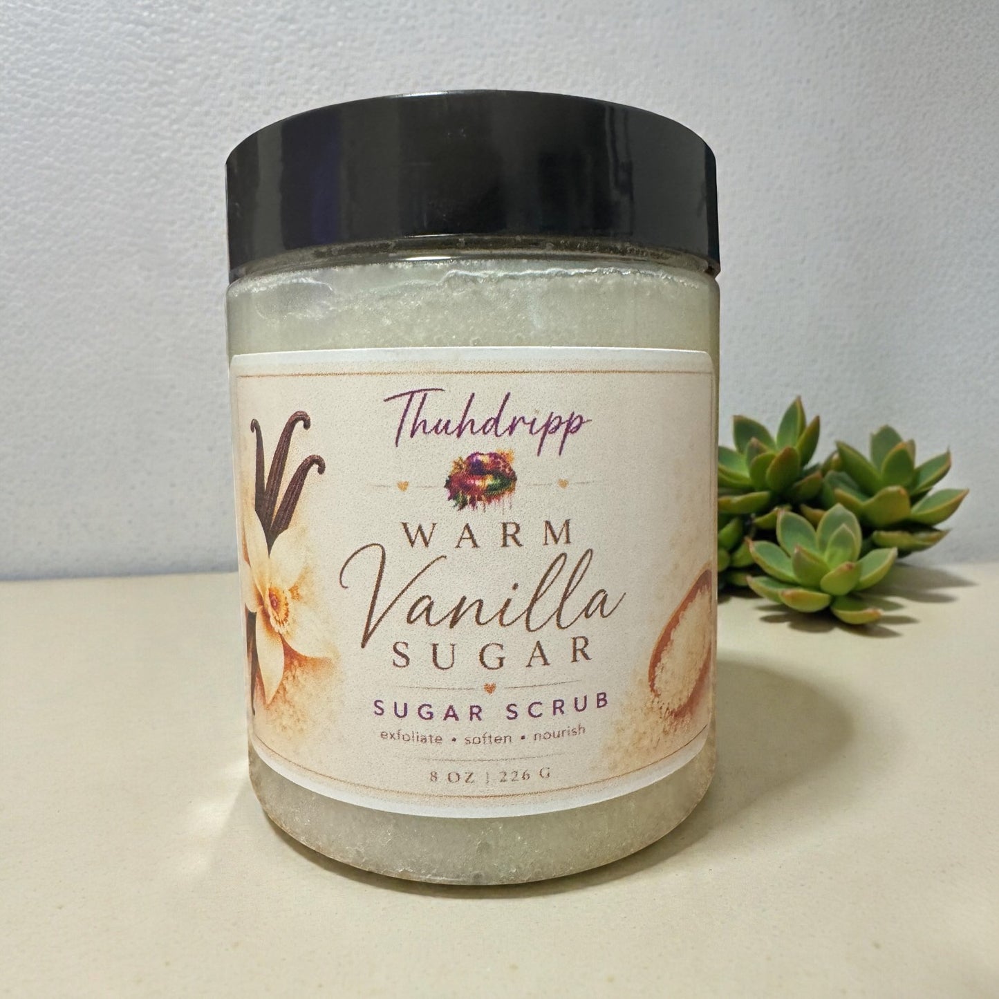 Exfoliating Sugar Scrub – Smooth, Nourish & Glow 8oz.