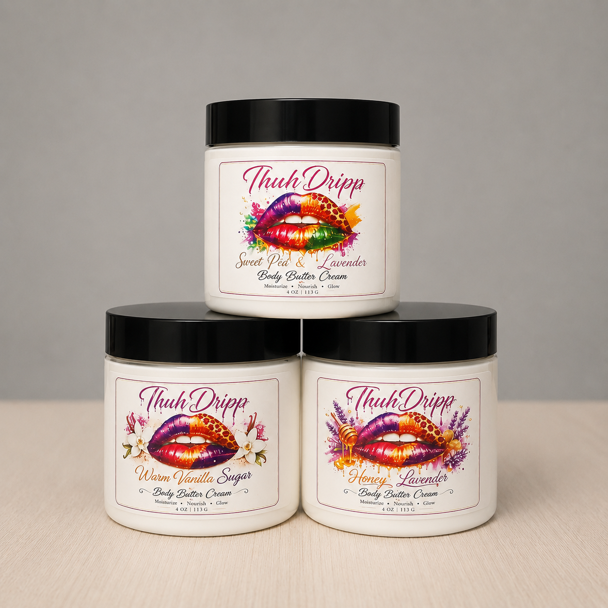 Women’s Body Butter Cream 4oz –  Cruelty-Free $12 each